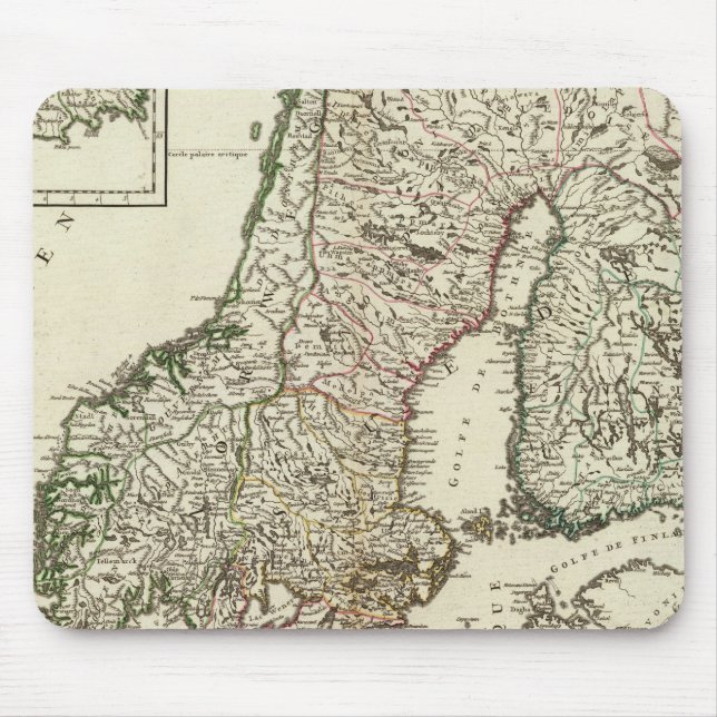 Sweden and Norway 10 Mouse Pad (Front)