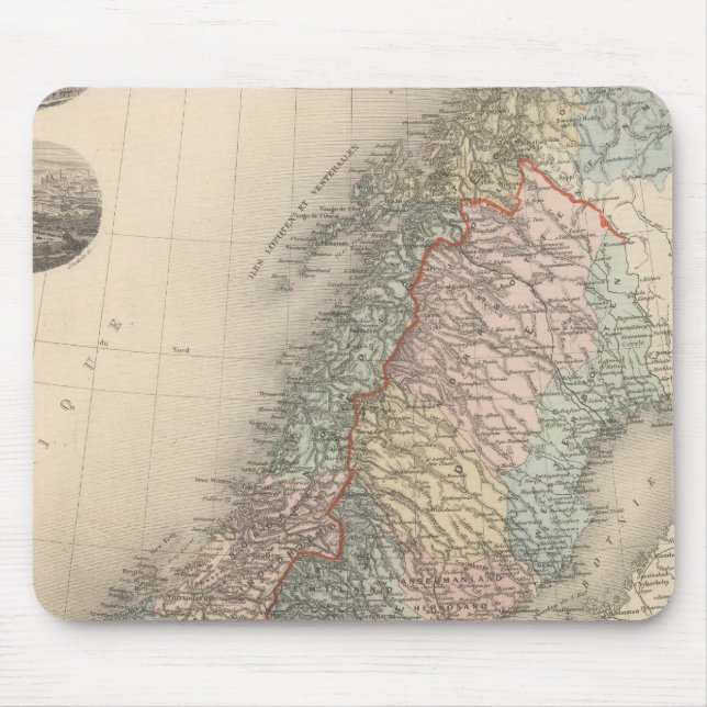 Sweden and Norway 2 Mouse Pad (Front)