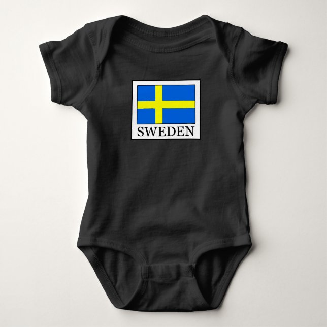 Sweden Baby Bodysuit (Front)
