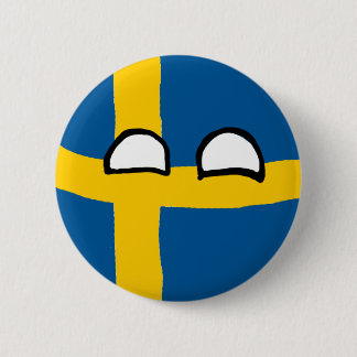 Sweden Ball 2 Inch Round Button