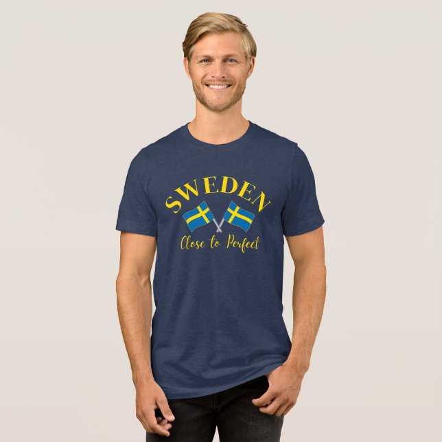 SWEDEN-Close to Perfect Tri-Blend Shirt (Front Full)
