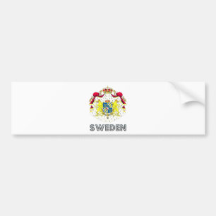 Sweden Coat of Arms Bumper Sticker