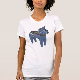Sweden Dala Horse Dalecarlian Swedish T-Shirt