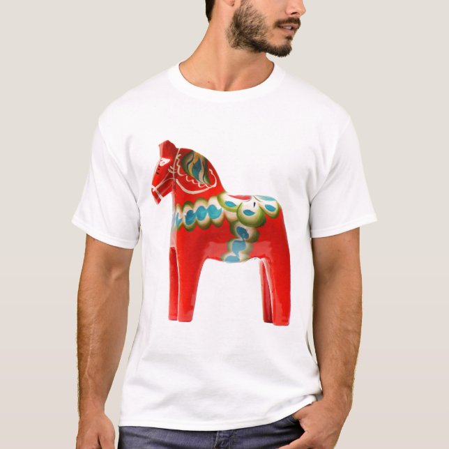 Sweden Dala Horse T-Shirt (Front)