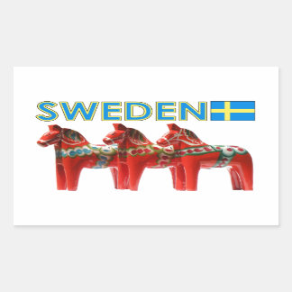 Sweden Dala Horses Sticker