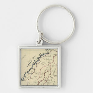 Sweden, Denmark, Norway 2 Keychain