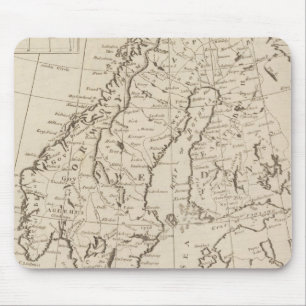 Sweden, Denmark, Norway and Finland 3 Mouse Pad