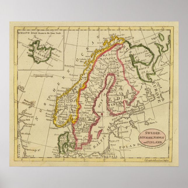 Sweden, Denmark, Norway, Finland, Iceland Poster (Front)