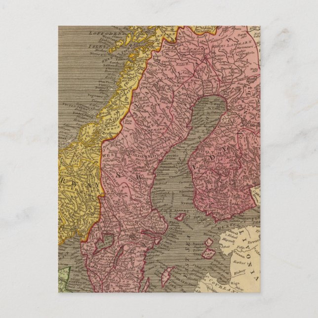 Sweden, Denmark, Norway Postcard (Front)