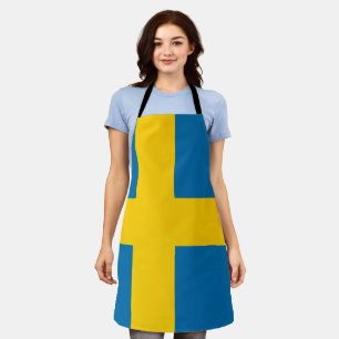 Sweden Flag All-Over Print Apron