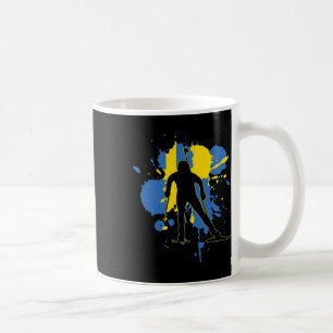 Sweden Flag Biathlonist - Swedish Biathlon Coffee Mug