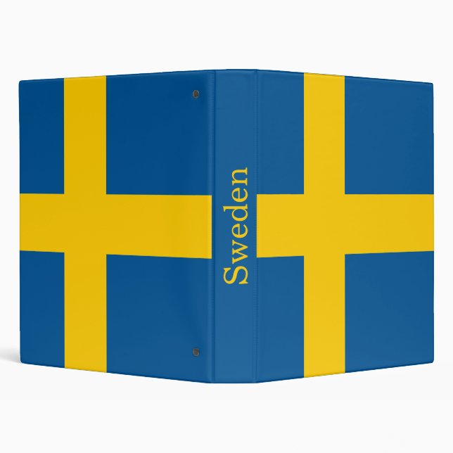 Sweden Flag Binder (Background)