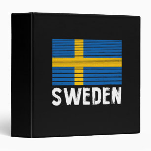 Sweden Flag Binder