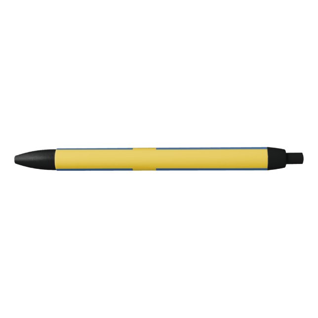 Sweden flag black ink pen (Front)