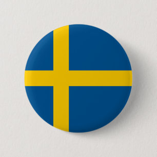 Sweden Flag Button