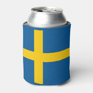 Sweden Flag Can Cooler