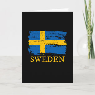 Sweden Flag Card