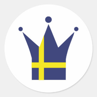 Sweden Flag Classic Round Sticker