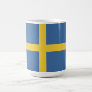 Sweden flag coffee mug