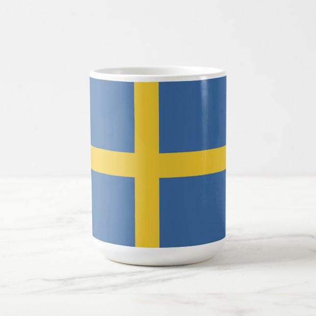 Sweden flag coffee mug (Center)