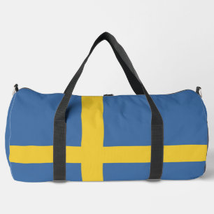 Sweden flag duffle bag