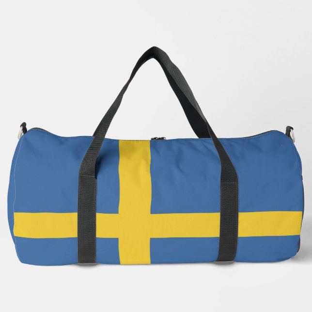 Sweden flag duffle bag (Front)