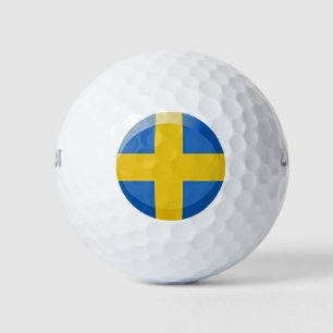 Sweden flag golf balls