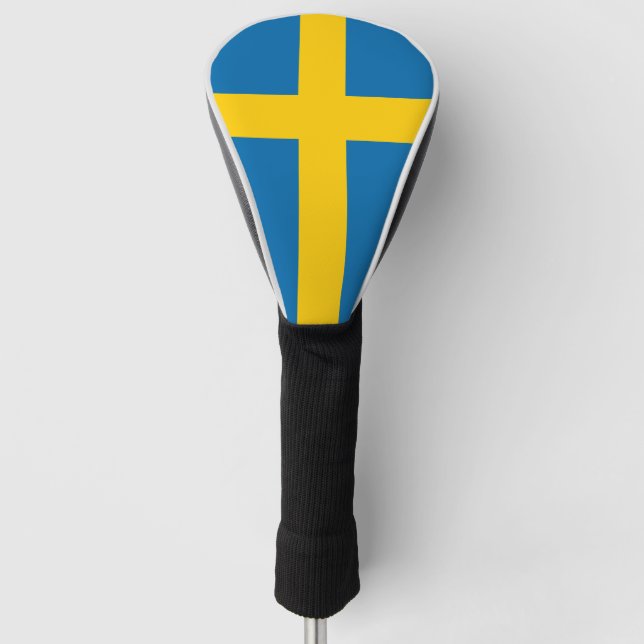 Sweden flag golf head cover (Front)