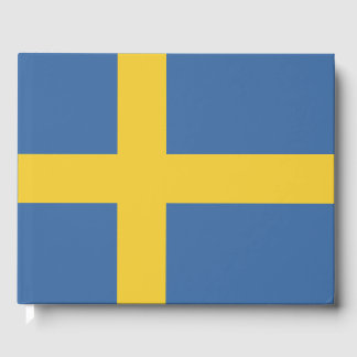 Sweden flag guest book