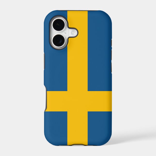 Sweden Flag iPhone 5 case (high quality) (Back)
