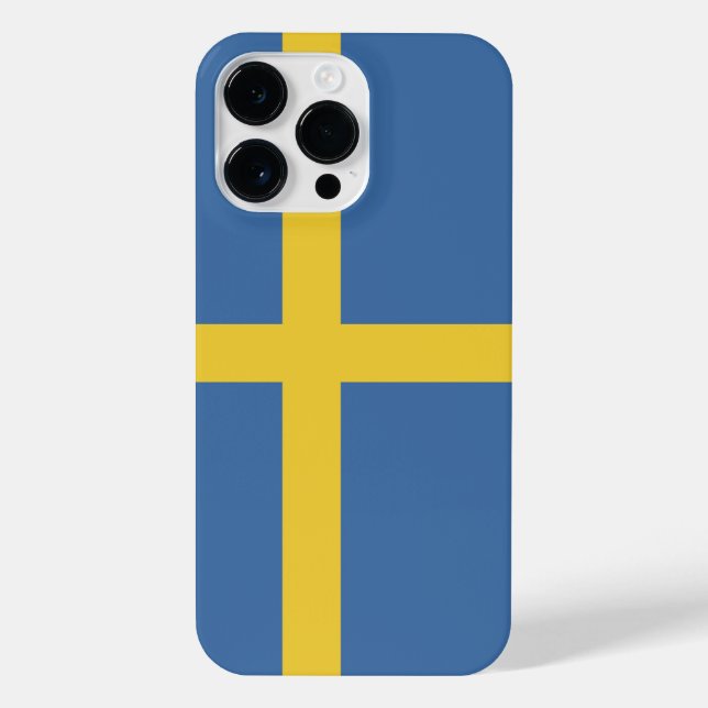 Sweden flag iPhone case (Back)
