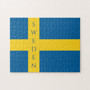 sweden flag jigsaw puzzle