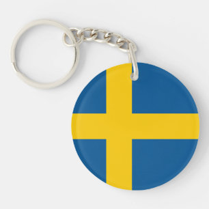Sweden Flag Keychain