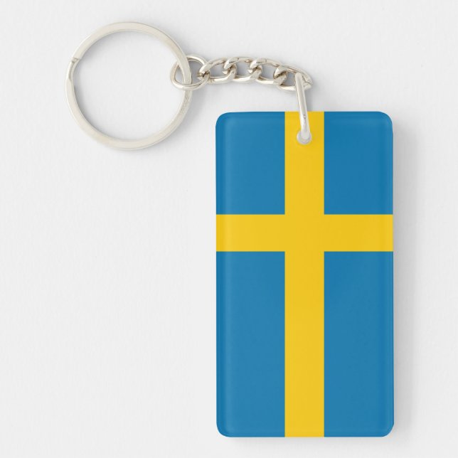 SWEDEN FLAG KEYCHAIN (Front)