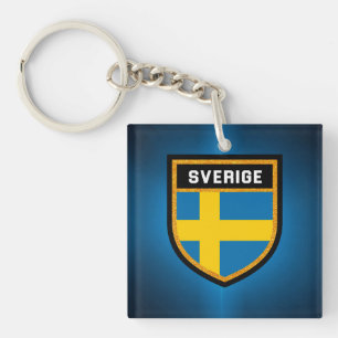 Sweden Flag Keychain