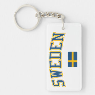 Sweden + Flag Keychain