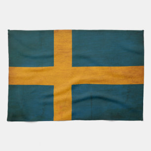 Sweden Flag Kitchen Towel
