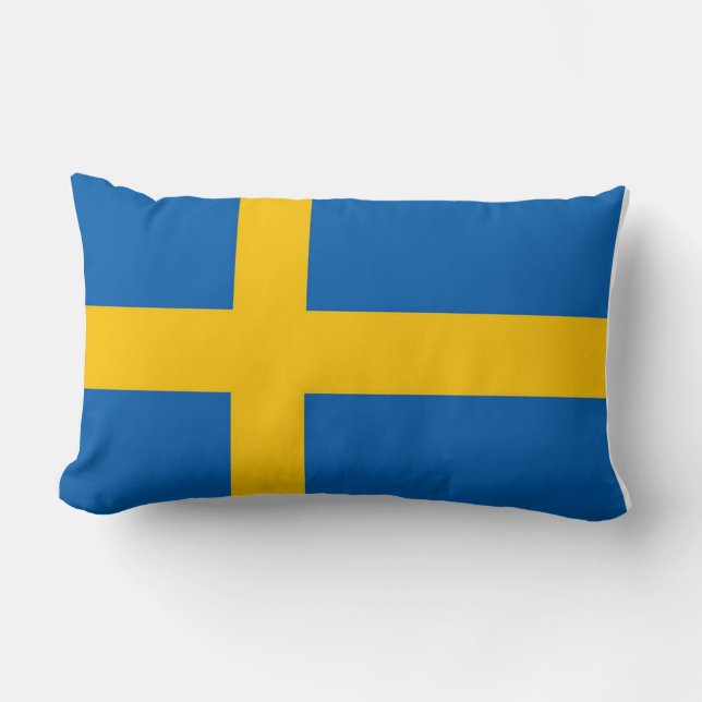sweden flag lumbar pillow (Front)