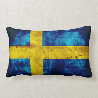 Sweden Flag Lumbar Pillow