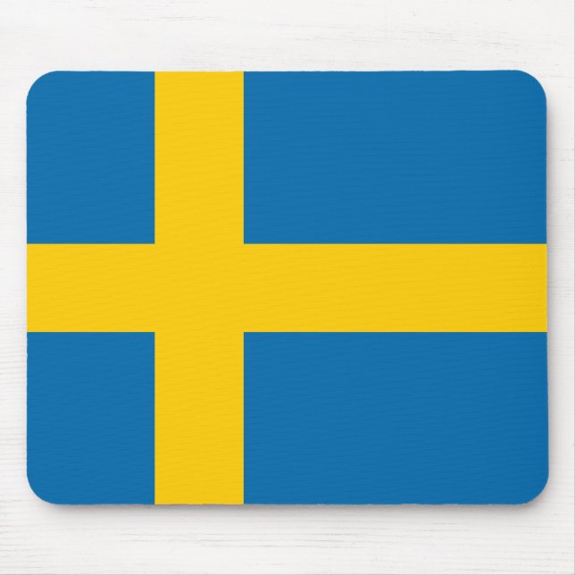 Sweden flag mouse pad (Front)