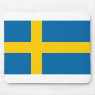 Sweden Flag Mouse Pad