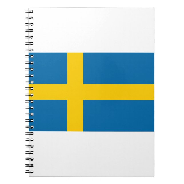Sweden Flag Notebook (Front)