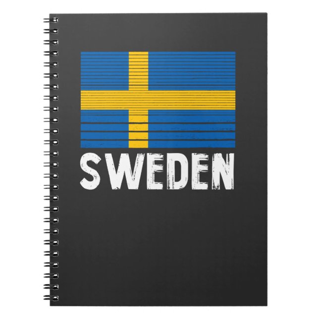 Sweden Flag Notebook (Front)