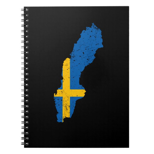 Sweden Flag Notebook (Front)