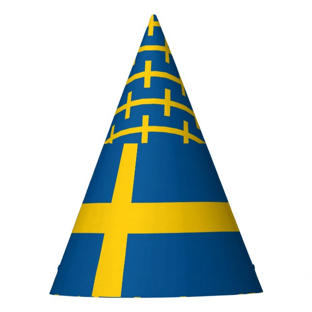 Sweden Flag Party Hat (Front)
