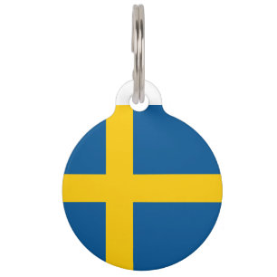 Sweden Flag Pet Tag