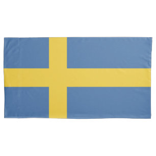Sweden flag pillowcase