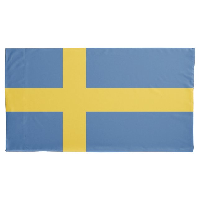 Sweden flag pillowcase (Front)