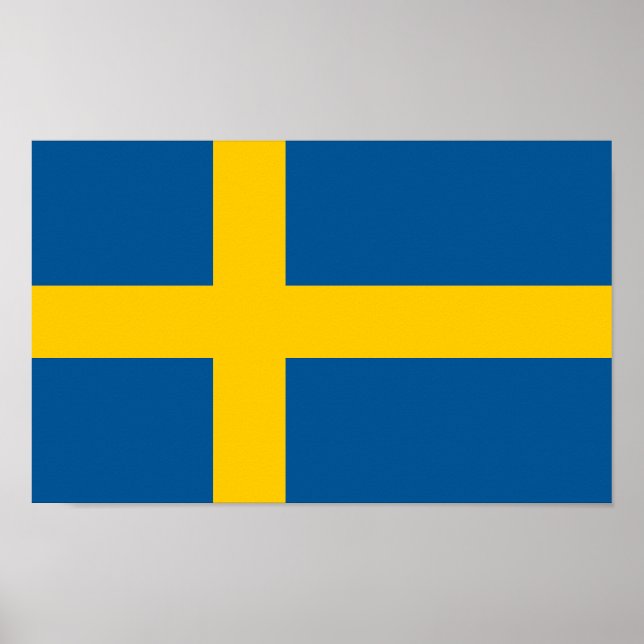 Sweden Flag Poster (Front)