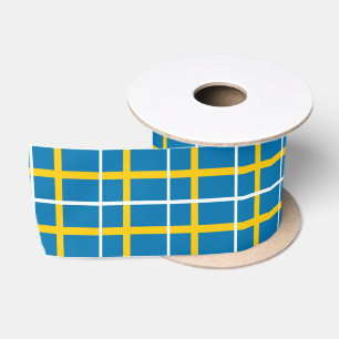 SWEDEN FLAG SATIN RIBBON